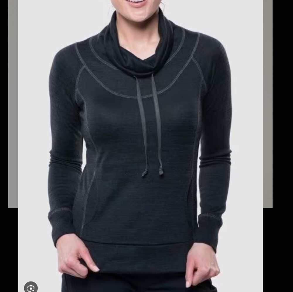 Kühl Lea Pullover Cowl Neck Sweatshirt With Thumbholes